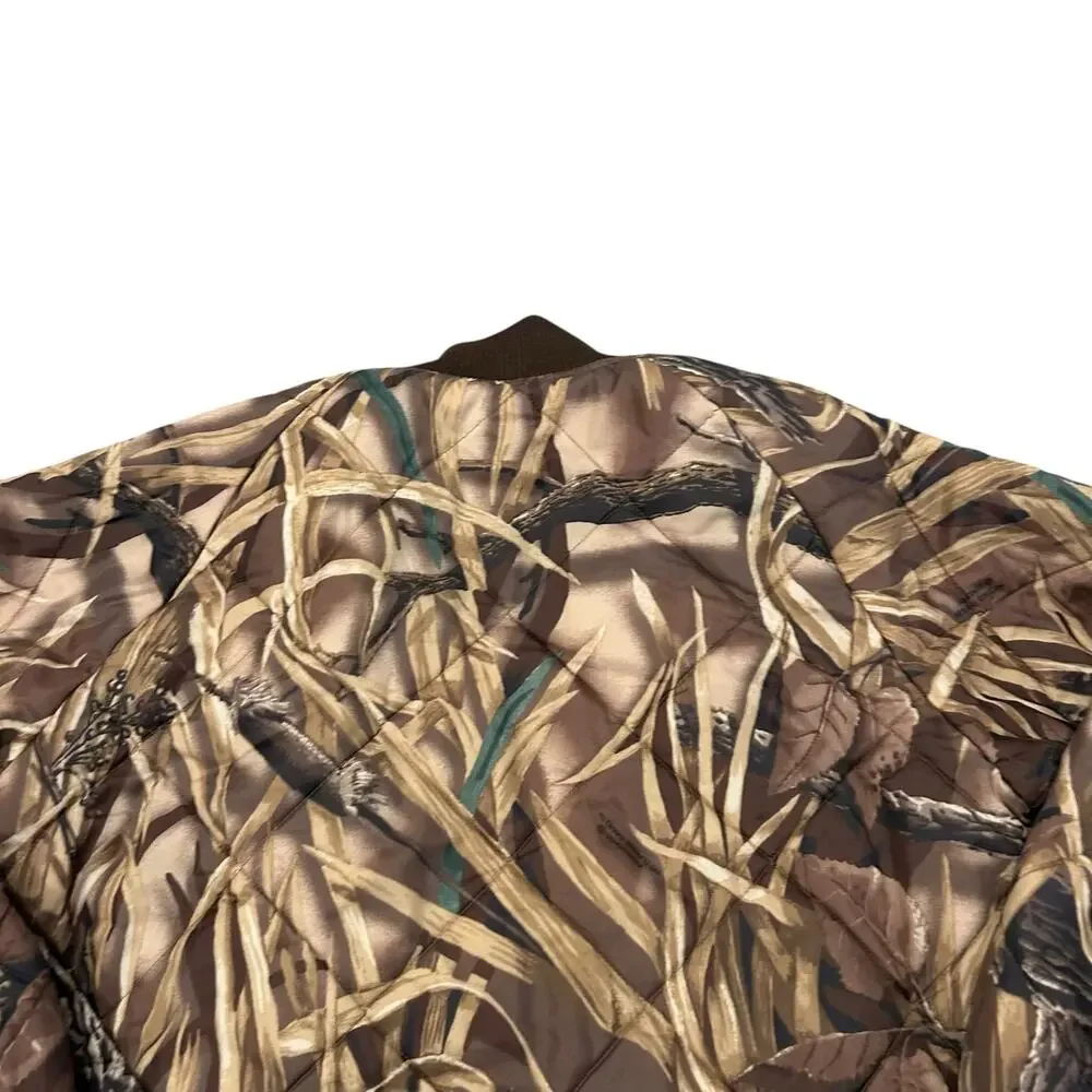 Reversible Camo Hunting Jacket Advantage Wetlands Camo Olive Mens XL